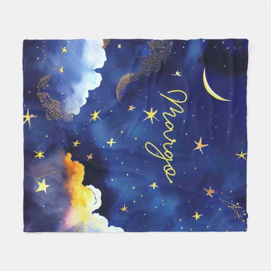 Sweet Dreams Fleece Blanket (Vorderseite (Horizontal))