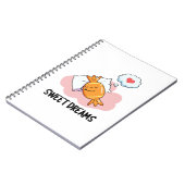 Sweet Dreams Funny Candy Pub Notizblock (Linke Seite)