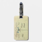 Sweet Dreams Gepäckanhänger (Rückseite vertikal)