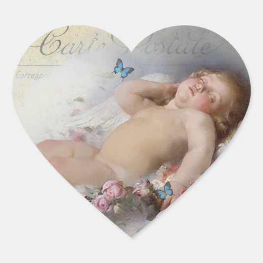 Sweet Dreams Herz-Aufkleber (Vorderseite)