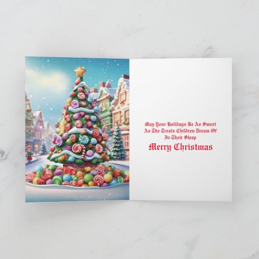 Sweet Dreams Holiday Feiertagskarte (Innenseite)