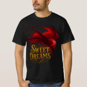 Sweet Dreams Horror Bat Artwork T-Shirt (Vorderseite)