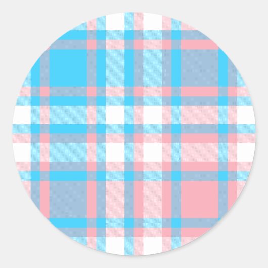 Sweet Dreams Kariert Sticker (Vorderseite)