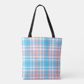 Sweet Dreams Kariert Tote Bag Tasche (Rückseite)