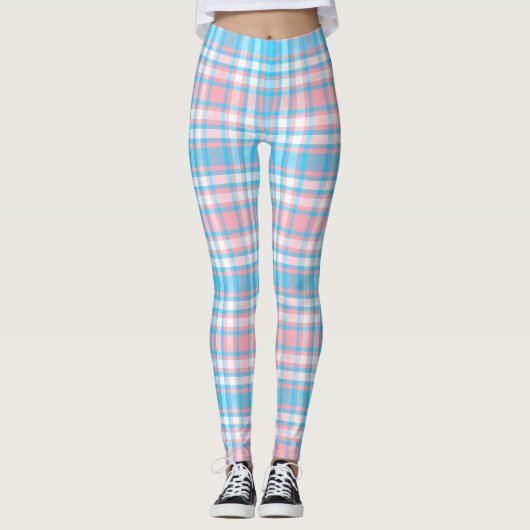 Sweet Dreams Karierte Leggings (Vorderseite)