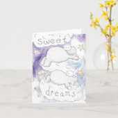 Sweet Dreams Karte (Gelbe Blume)