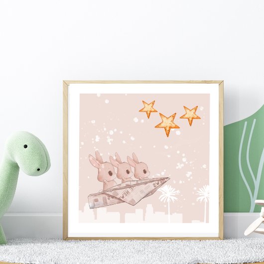 Sweet Dreams Kinderzimmer Art Poster