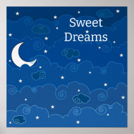 Sweet Dreams Kinderzimmer Poster