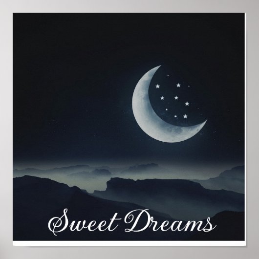 Sweet Dreams Kinderzimmer Poster (Vorne)