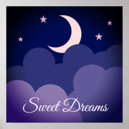 Sweet Dreams Kinderzimmer Poster