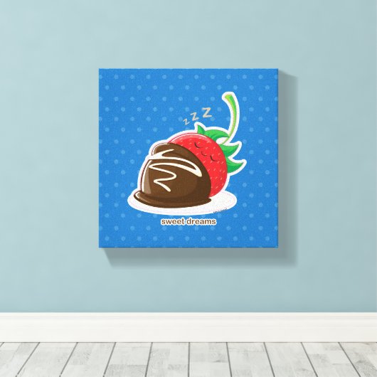 Sweet Dreams Leinwanddruck (Insitu (Holzboden))