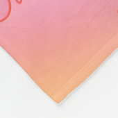 "Sweet Dreams Little Ballerina" Fleecedecke (Ecke)