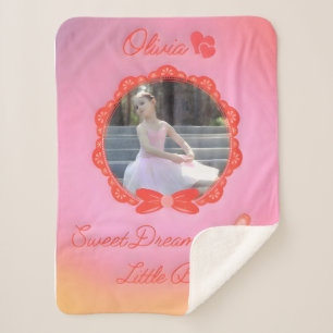 "Sweet Dreams Little Ballerina" Sherpadecke