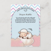 Sweet Dreams Little Lamb Niedlich Kawaii Babydusch Begleitkarte (Vorderseite)