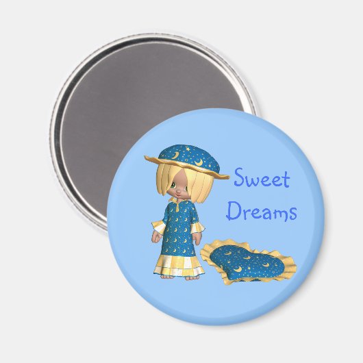 Sweet Dreams Magnet (Vorderseite/Rückseite)