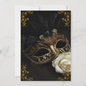 Sweet Dreams Masquerade Party Einladung (Rückseite)