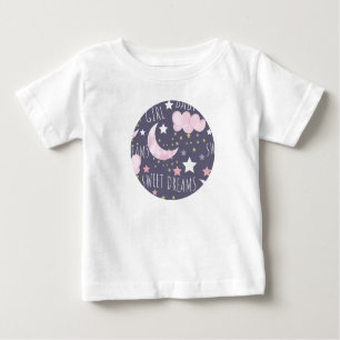 Sweet Dreams Moon Baby Girl Baby T-shirt