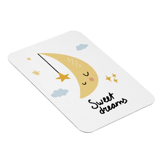 Sweet Dreams Moon & Stars Magnet (Rechte Seite)