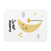 Sweet Dreams Moon & Stars Magnet (Horizontal)