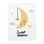 Sweet Dreams Moon & Stars Magnet (Vertikal)