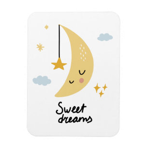 Sweet Dreams Moon & Stars Magnet
