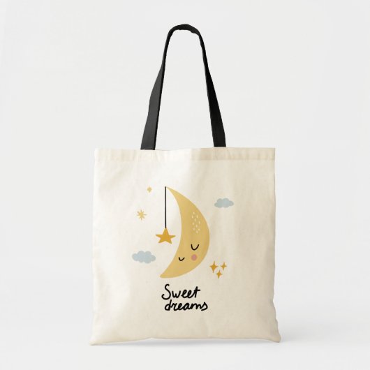 Sweet Dreams Moon & Stars Tragetasche (Vorne)