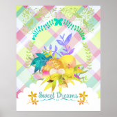Sweet Dreams Nesting Bird. Poster (Vorne)