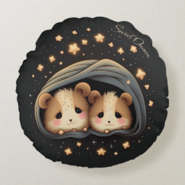 Sweet Dreams Niedlich Design Hamster Rundes Kissen