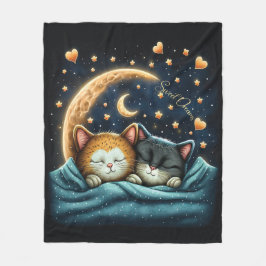 Sweet Dreams Niedlich Design Kitten Fleecedecke