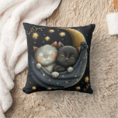 Sweet Dreams Niedlich Design Kitten Personalisiert Kissen (Decke)