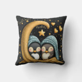 Sweet Dreams Niedlich Design Pinguin Personalisier Kissen (Rückseite)