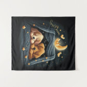 Sweet Dreams Niedlich Design Puppy Wandteppich (Vorderseite (Horizontal))