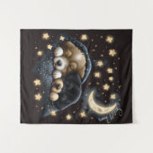 Sweet Dreams Niedlich Design Puppy Wandteppich (Vorderseite (Horizontal))