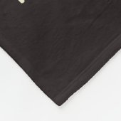 Sweet Dreams Niedlich Design Welpe Personalisiert  Fleecedecke (Ecke)