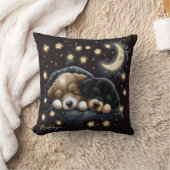Sweet Dreams Niedlich Design Welpe Personalisiert  Kissen (Decke)