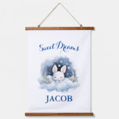 Sweet Dreams Niedlich Wandteppich Mit Holzrahmen (Vorderseite)