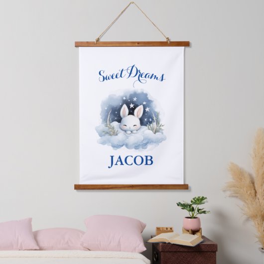 Sweet Dreams Niedlich Wandteppich Mit Holzrahmen (Schlafzimmer)