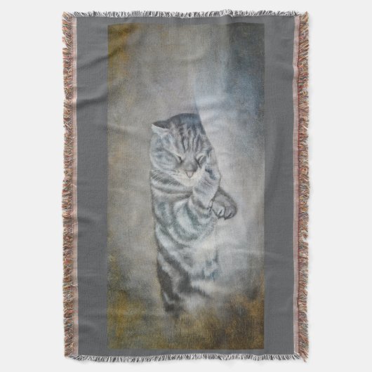 Sweet Dreams of a British Shorthair Decke (Vorderseite Vertikal)