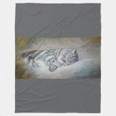 Sweet Dreams of a British Shorthair Fleecedecke (Vorderseite)