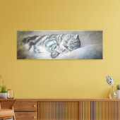 Sweet Dreams of a British Shorthair Leinwanddruck (Insitu (Wohnzimmer))