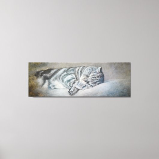 Sweet Dreams of a British Shorthair Leinwanddruck (Vorderseite)