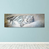 Sweet Dreams of a British Shorthair Leinwanddruck (Insitu (Holzboden))