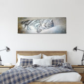 Sweet Dreams of a British Shorthair Leinwanddruck (Insitu (Schlafzimmer))
