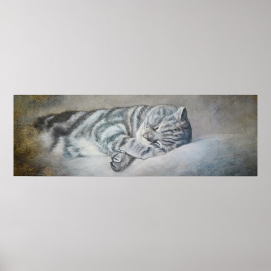 Sweet Dreams of a British Shorthair Poster (Vorne)