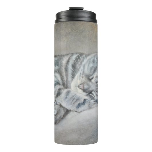 Sweet Dreams of a British Shorthair Thermosbecher (Vorderseite)