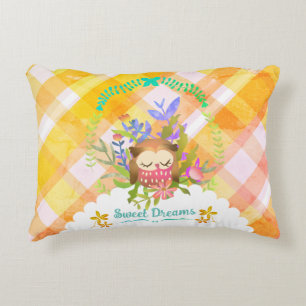Sweet Dreams Owl Baby Blanket Dekokissen