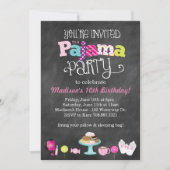 Sweet Dreams Pajama Party Einladung (Vorderseite)