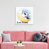 Sweet Dreams Panda Bear Canvas Print Leinwanddruck (Insitu (Wohnzimmer))