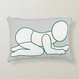 Sweet Dreams Pillow - Minimalistische Babyline Art Dekokissen