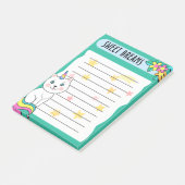 Sweet Dreams Post-It Notes: Niedlich & funktionell Post-it Klebezettel (angewinkelt)